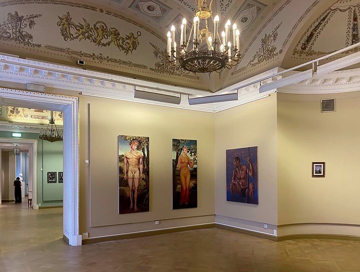 Timur Novikov, Novikov’s Wedge, The New Academy of Fine Arts, State Russian Museum