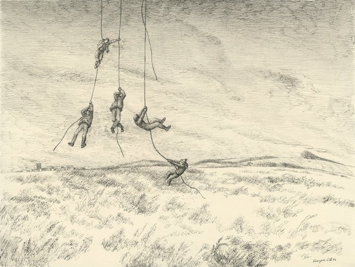 Garif Basyrov, Another Dimension, Multimedia Art Museum, Moscow, Drawing, Print