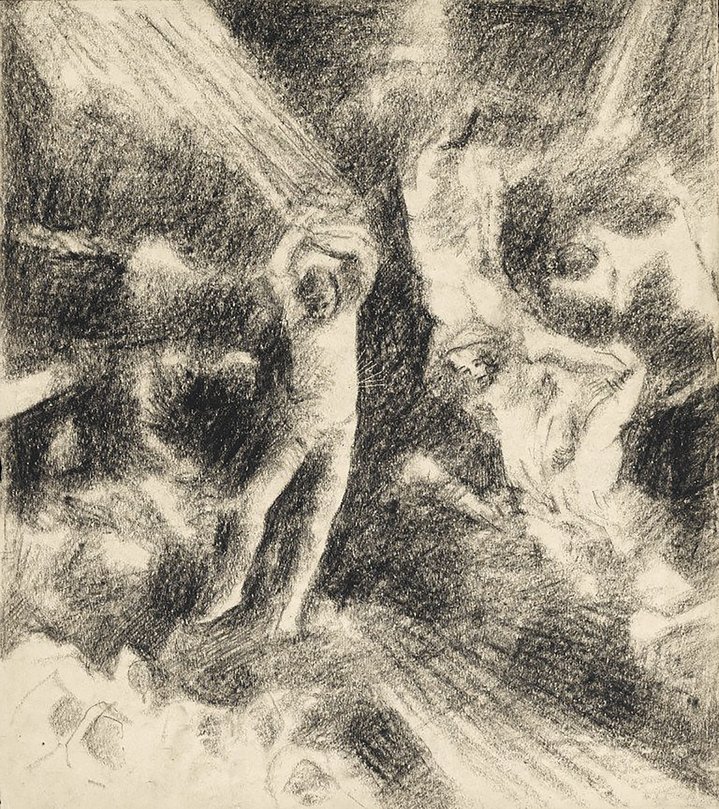 Cosmism, Vasily Chekrygin, Composition on the theme Resurrection of the Dead, Stedelijk Museum