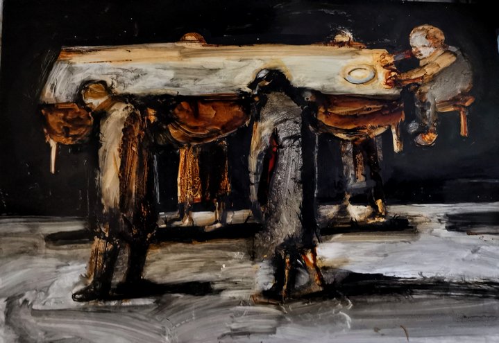 Yulia Reznikova, The Force of Gravity, Seti Gallery, Dark Water, Zverevsky Centre for Liberal Arts