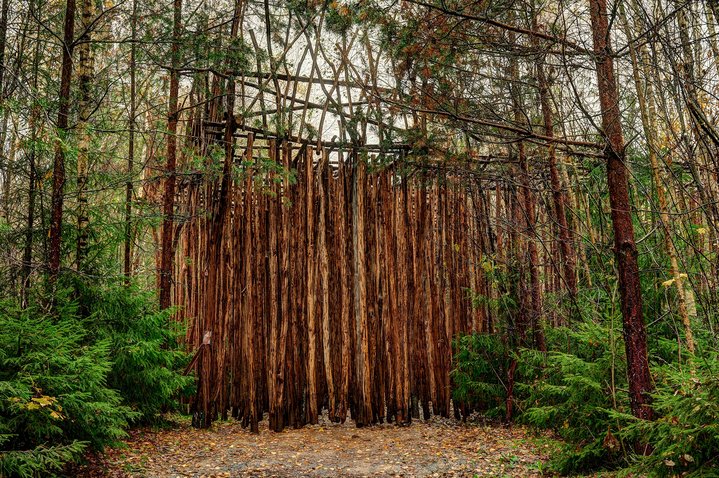 Impassable thicket, Archstoyanie, Nikola-Lenivets Art-park, Public art