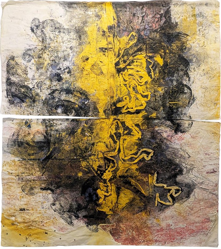 Dima Alekseyev, Abandoned Faces, Pathway, Boulder