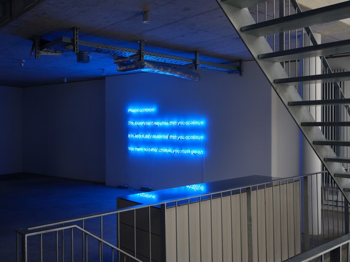 Anna Jermolaewa, You Can Count on Me, Please Continue (after Stanley Milgram), Molitor Gallery