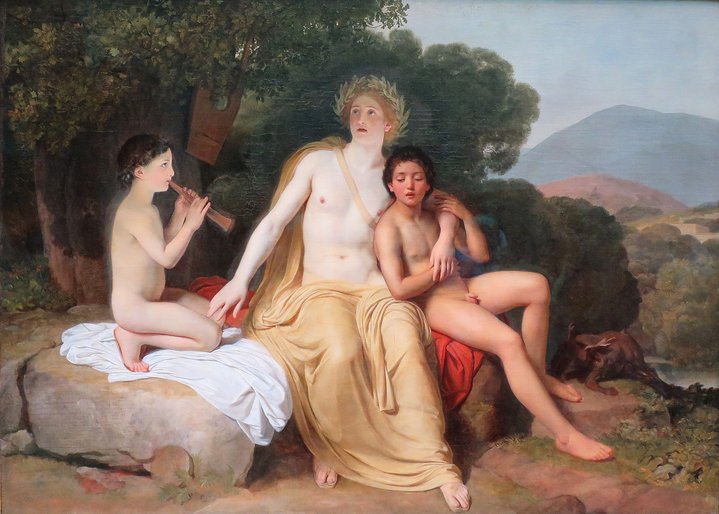Queer Art, Alexander Ivanov, Hyacinth, and Cyparissus Making Music and Singing, The State Tretyakov Gallery