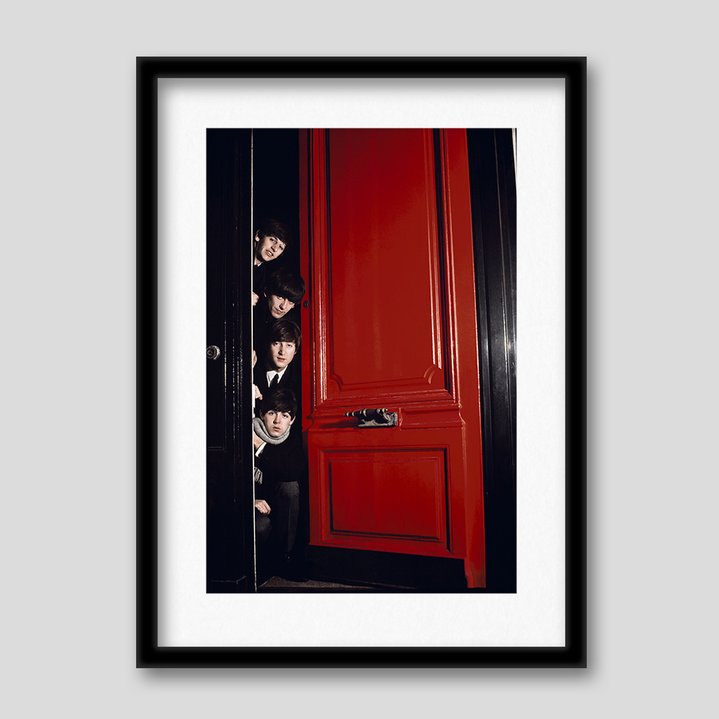 Jean-Marie Périer, The Beatles, red door, Lumiere Gallery, Cosmoscow
