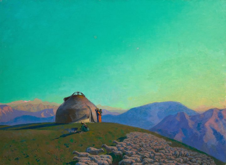 Legacy of the Epoch, Semyon Chuikov, State Tretyakov Gallery, Female Sweeper from Jaipur