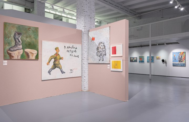 Arkady Petrov, Homo Soveticus, pop/off/art gallery, Exhibition view