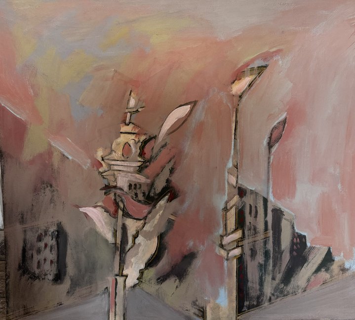 Boris Kocheishvili, Andrei Cheglakov Foundation, A Cloud, A Lake, A Tower, Eva and Adam