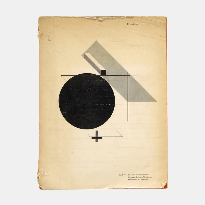 El Lissitzky, 12th Chair, Auction House, Collection