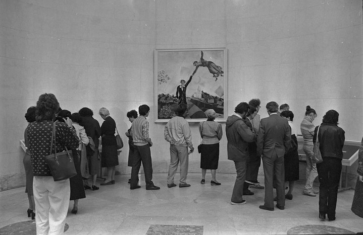 Marc Chagall, The Joy of Gravity, State Pushkin Museum, Avant-Garde