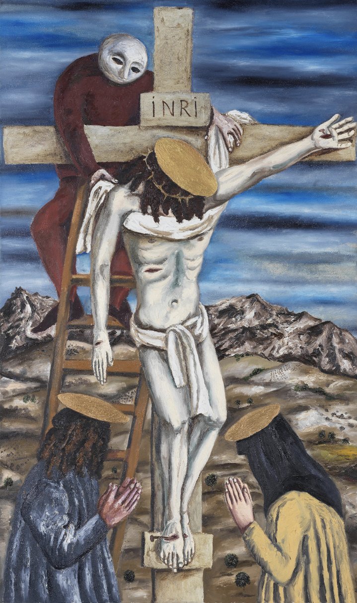 Natalia Nesterova, Crucifixion, Rebel Spirits, Bonhams
