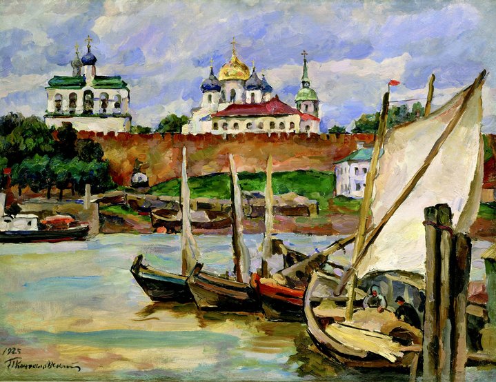 Pyotr Konchalovsky, The Garden in Bloom, The State Russian Museum, Retrospective