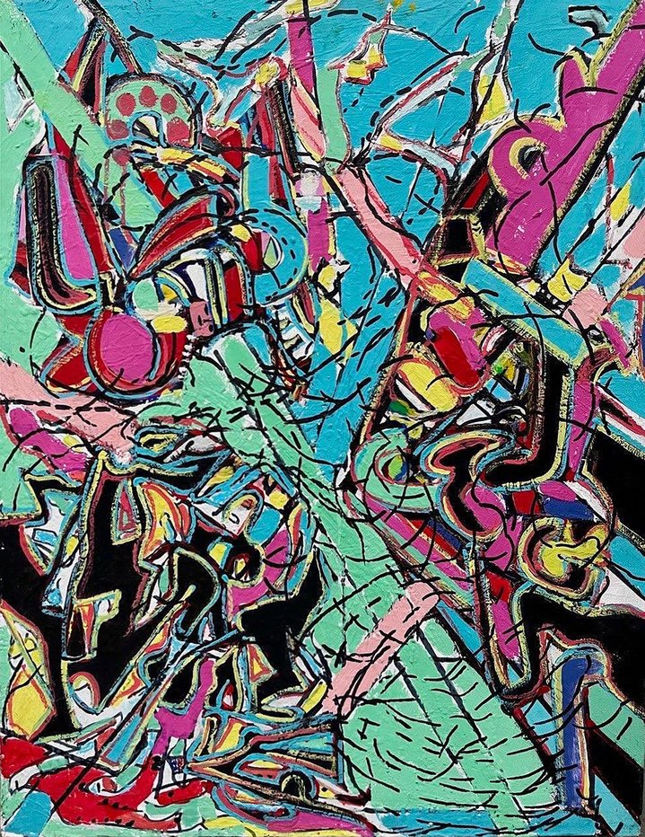 Bella Levikova, Distances Marked by Strength, Sistema Gallery, Abstract Art