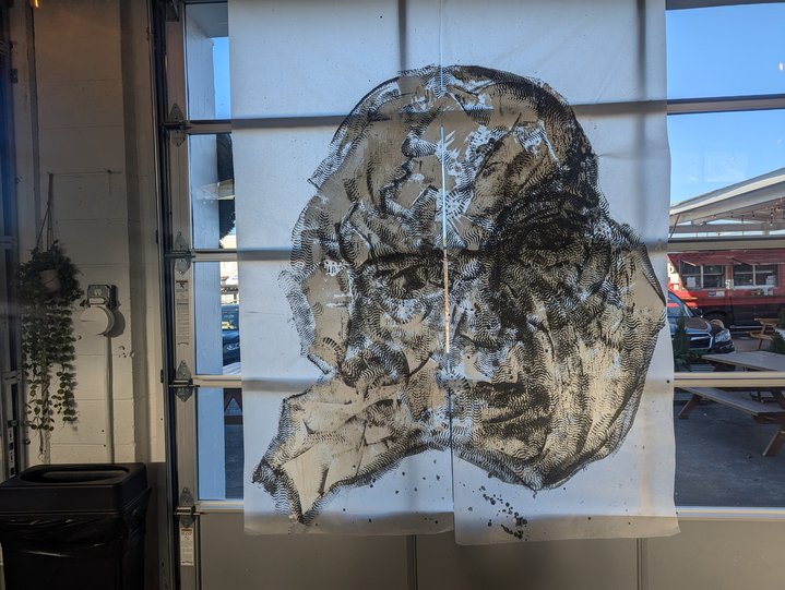 Dima Alekseyev, Abandoned Faces, Pathway, Boulder, Crossing Art Gallery