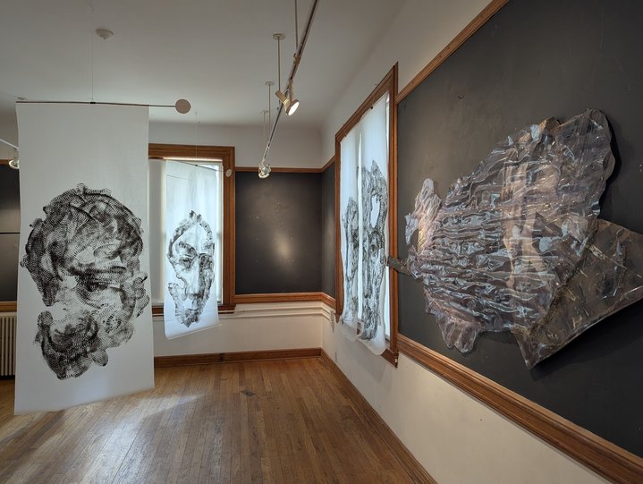 Dima Alekseyev, Abandoned Faces, Pathway, Boulder, Three Artists, Three Visions, MORA Museum of International Art