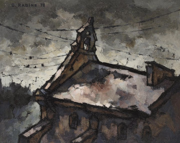 Oscar Rabin, Сhâteau à la fin de l'automne, Rebel Spirits, Bonhams