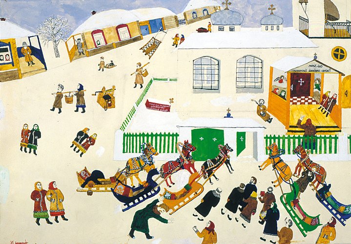 Not-So-Naïve: Art Beyond the Rules, Tsaritsyno Museum-Reserve, Naïve Art, Drawing