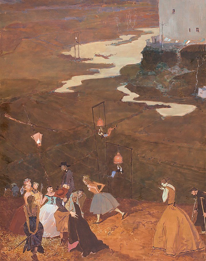 Boris Sveshnikov, Nashi Khudozhniki Gallery, Bells late, Private Collection