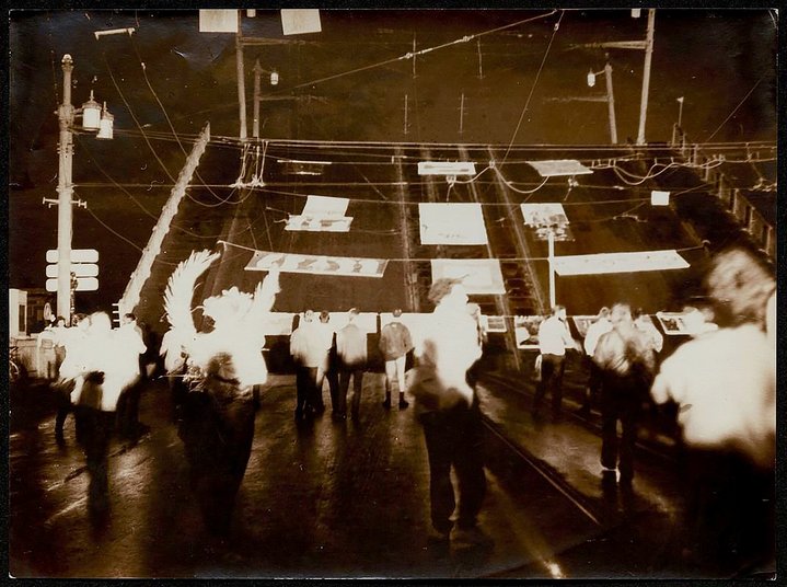 Second Exhibition on the Dvortsovy Bridge, Timur Novikov, Installation,  Garage Museum of Contemporary