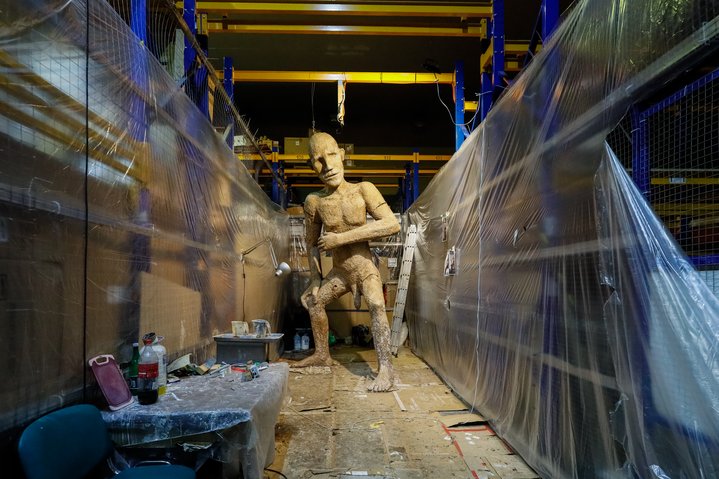 Andrey Kuzkin, Heroes of Levitation, Restoration, Sculpture