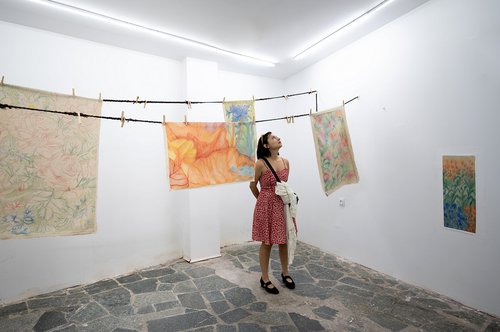 Levi Deni Hangs Out her Laundry in Tbilisi