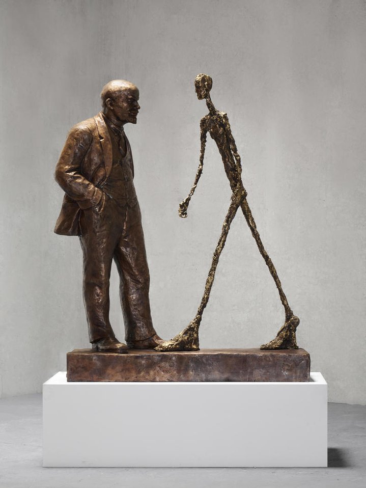 Leonid Sokov, Meeting of two sculptures (Lenin and Giacometti), Vladey, Editions