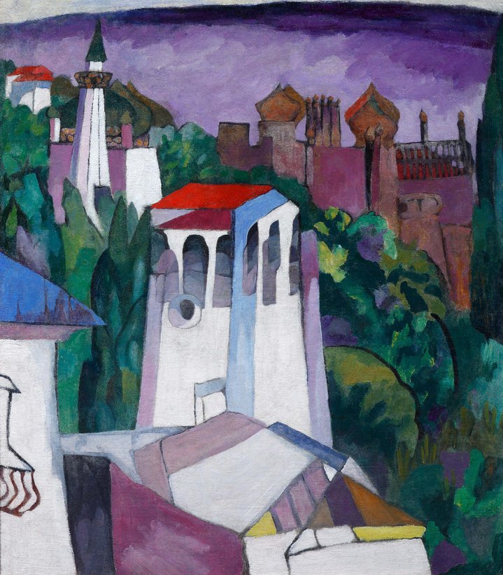 russian avant-garde, church, painting