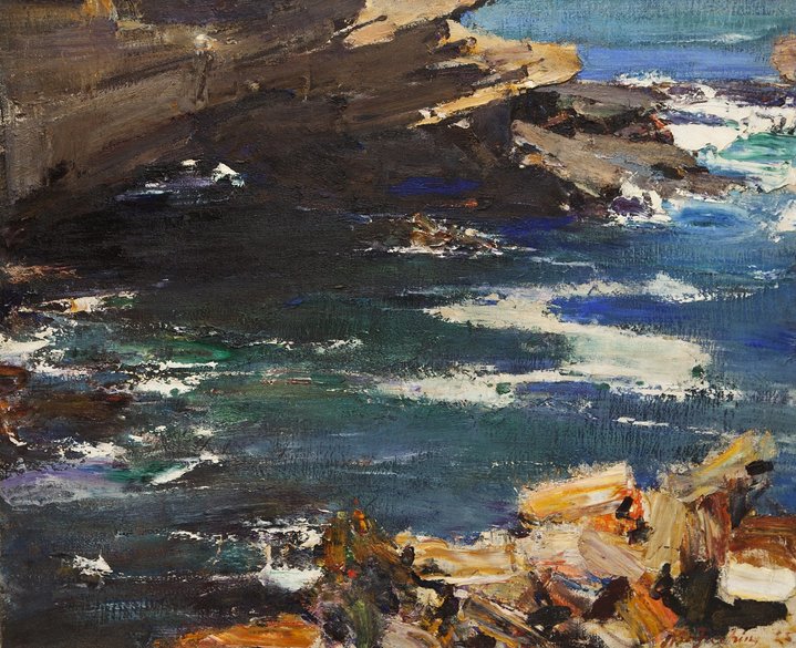 Nikolai Fechin, painting, landscape, California