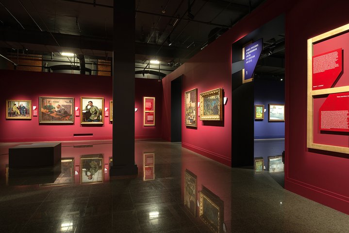 private museum, exhibition, russian art, realistic art