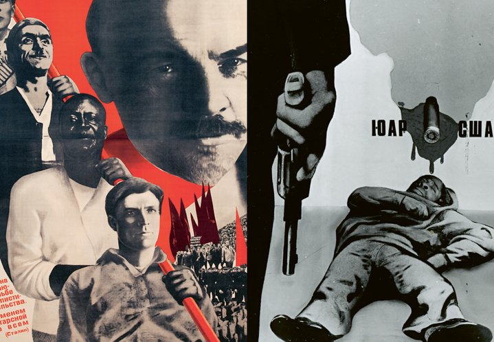 soviet art, racism, BLM, propaganda
