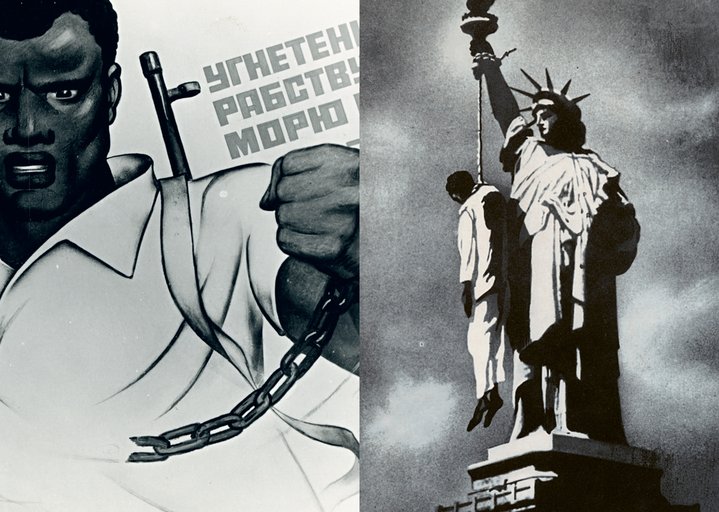 soviet art, racism, BLM, propaganda, liberty