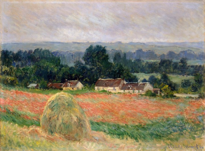 exhibition, Shchukin collection, Pushkin museum, Claude Monet, Haystack at Giverny