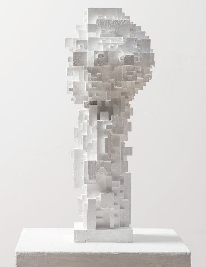 sculpture, contemporary art, tree, metal