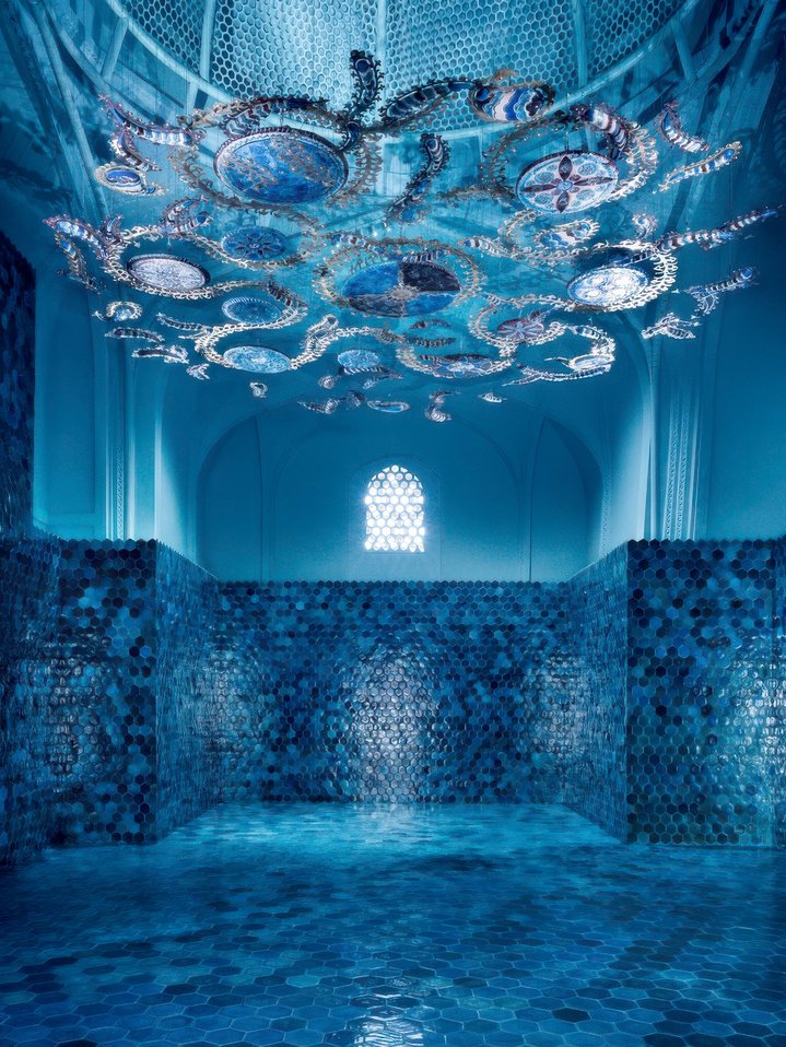 Abdulvahid Bukhoriy, Jurabek Siddikov, Blue Room, Uzbekistan Art and Culture Development Foundation, Bukhara Biennial