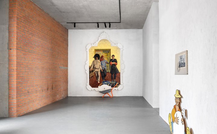 Konstantin Zvezdochetov, A Picture-Maker as a Guest at a Gallerist's, Vladey, Types of Moscow: typhosis and paparazzi