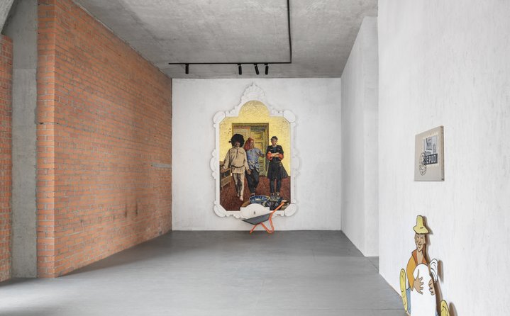 Konstantin Zvezdochetov, A Picture-Maker as a Guest at a Gallerist's, Vladey, Types of Moscow: typhosis and paparazzi