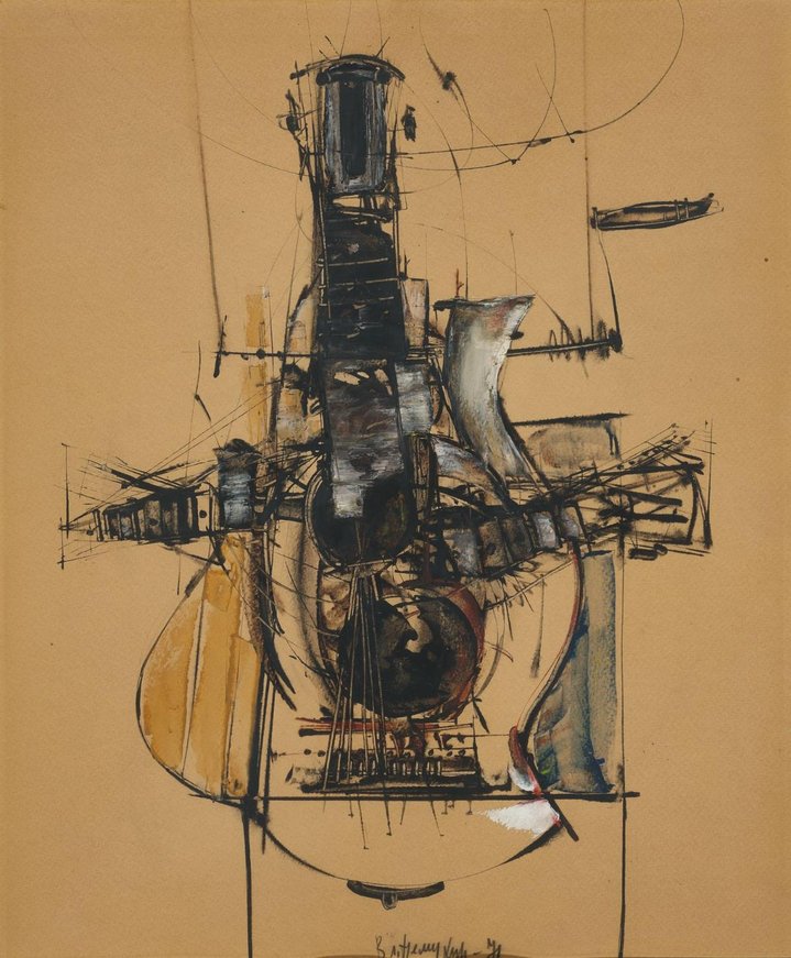 Vladimir Nemukhin, Abstraction Games, State Tretyakov Gallery, Nonconformism